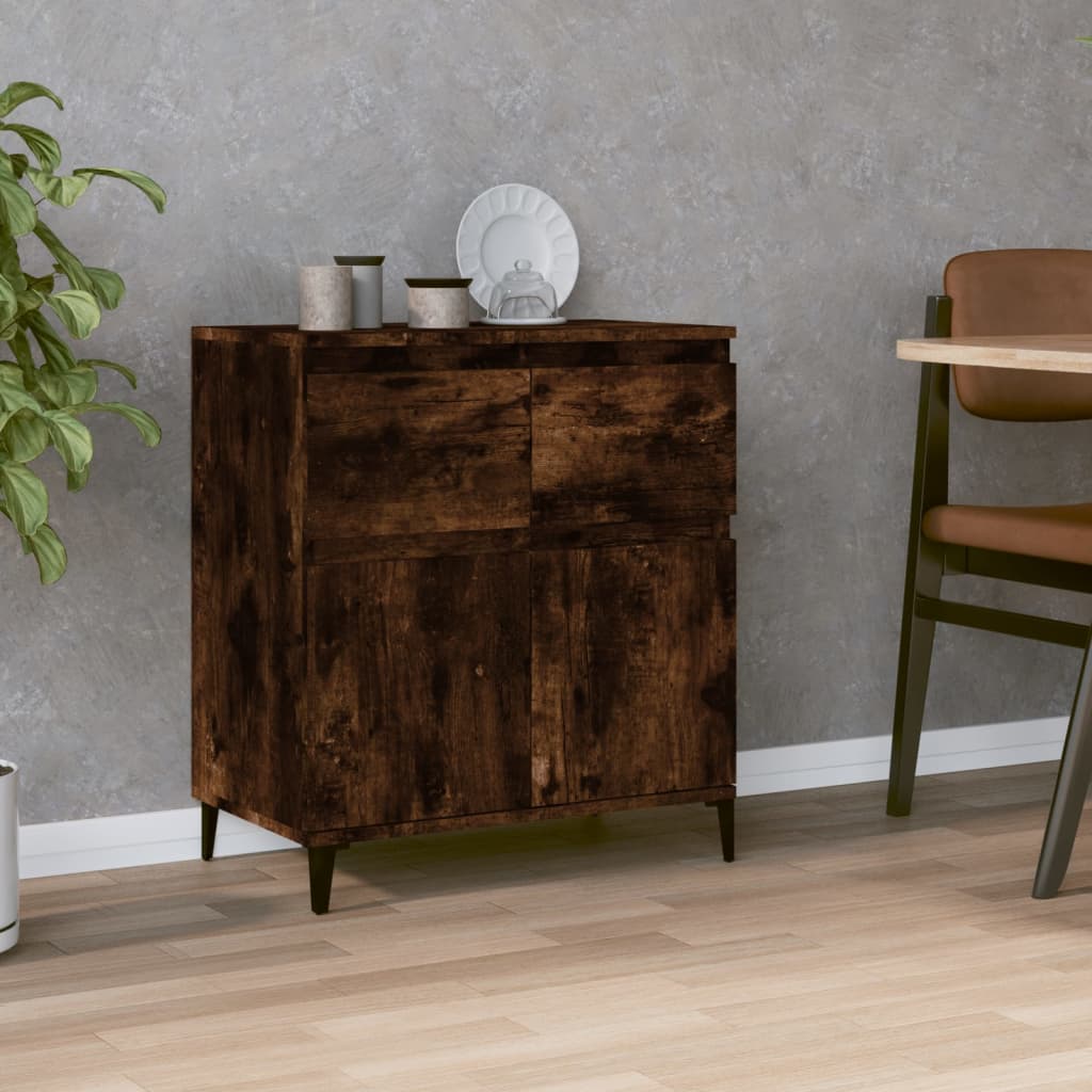 Sideboard Räuchereiche 60x35x70 cm Holzwerkstoff - Pazzar.ch