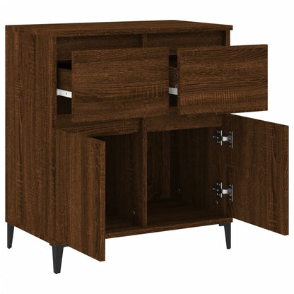 Sideboard Braun Eichen-Optik 60x35x70 cm Holzwerkstoff - Pazzar.ch