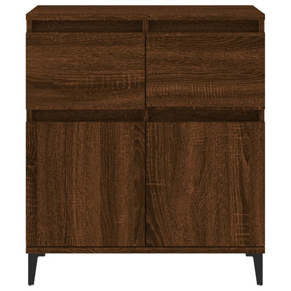 Sideboard Braun Eichen-Optik 60x35x70 cm Holzwerkstoff - Pazzar.ch