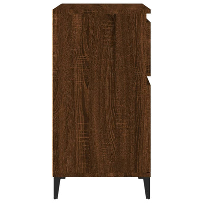 Sideboard Braun Eichen-Optik 60x35x70 cm Holzwerkstoff - Pazzar.ch