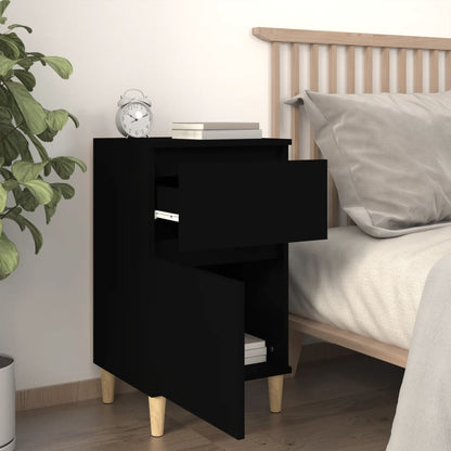 Nachttisch Schwarz 40x35x70 cm - Pazzar.ch