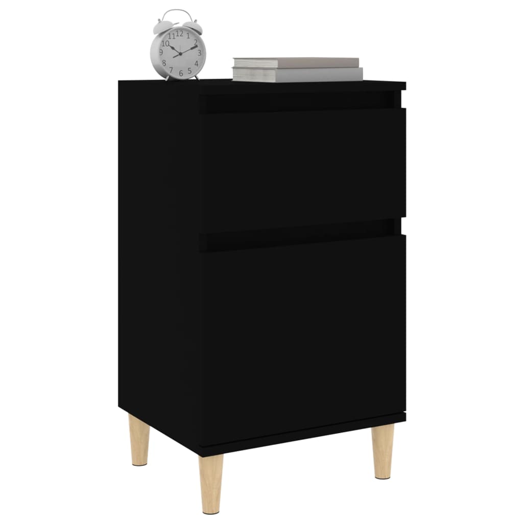 Nachttisch Schwarz 40x35x70 cm - Pazzar.ch