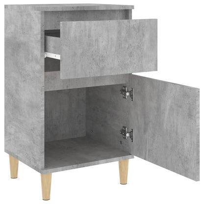 Nachttische 2 Stk. Betongrau 40x35x70 cm - Pazzar.ch