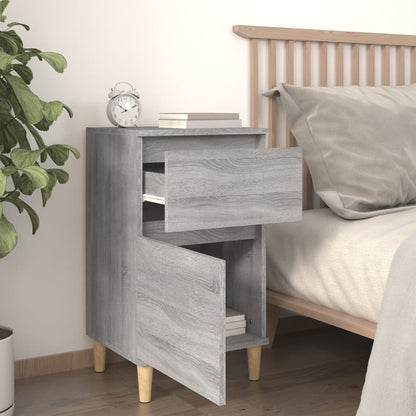 Nachttische 2 Stk. Grau Sonoma 40x35x70 cm - Pazzar.ch