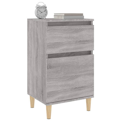 Nachttische 2 Stk. Grau Sonoma 40x35x70 cm - Pazzar.ch