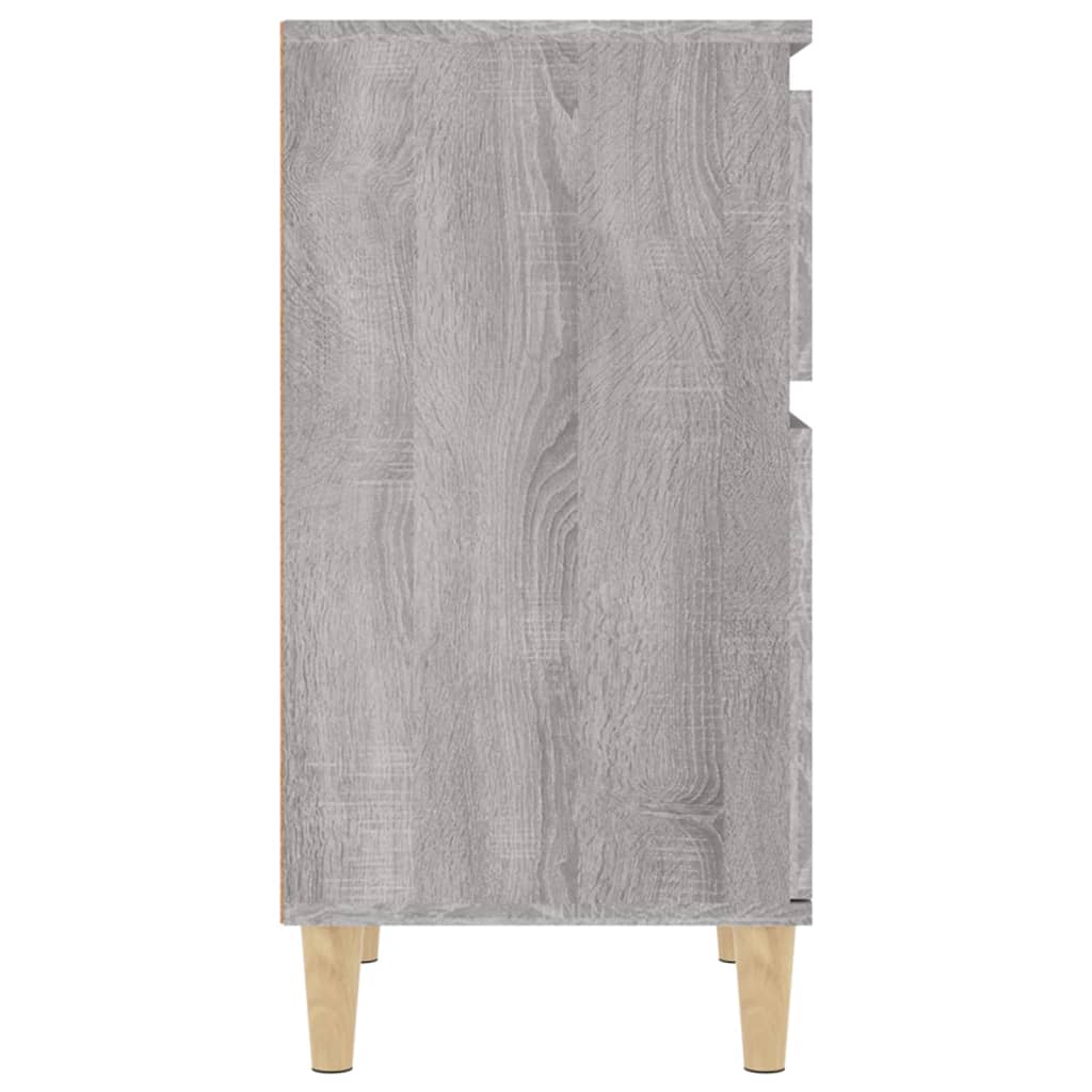 Nachttische 2 Stk. Grau Sonoma 40x35x70 cm - Pazzar.ch