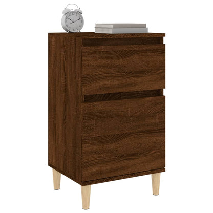 Nachttische 2 Stk. Braun Eichen-Optik 40x35x70 cm - Pazzar.ch