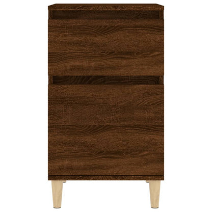 Nachttische 2 Stk. Braun Eichen-Optik 40x35x70 cm - Pazzar.ch