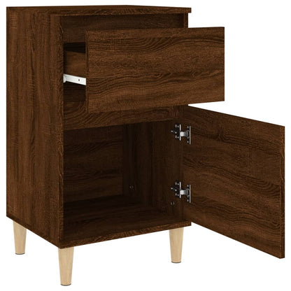 Nachttische 2 Stk. Braun Eichen-Optik 40x35x70 cm - Pazzar.ch