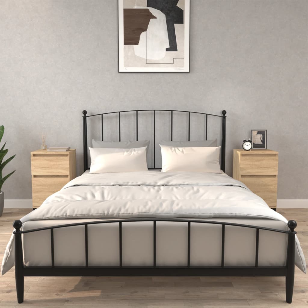 Nachttische 2 Stk. Sonoma-Eiche 40x35x70 cm - Pazzar.ch