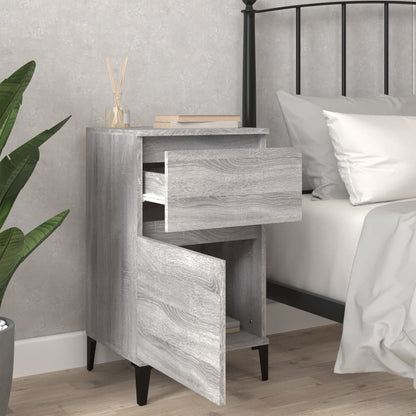 Nachttische 2 Stk. Grau Sonoma 40x35x70 cm - Pazzar.ch