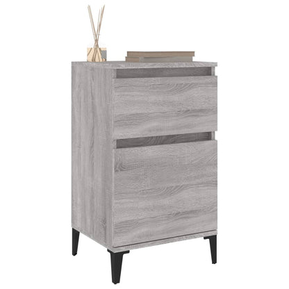 Nachttische 2 Stk. Grau Sonoma 40x35x70 cm - Pazzar.ch