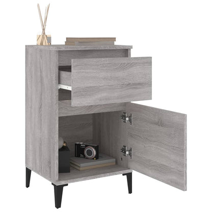 Nachttische 2 Stk. Grau Sonoma 40x35x70 cm - Pazzar.ch