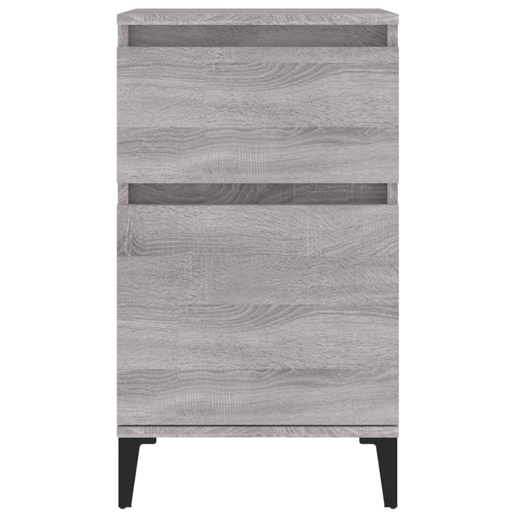 Nachttische 2 Stk. Grau Sonoma 40x35x70 cm - Pazzar.ch