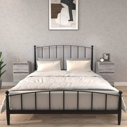 Nachttische 2 Stk. Grau Sonoma 40x35x70 cm - Pazzar.ch