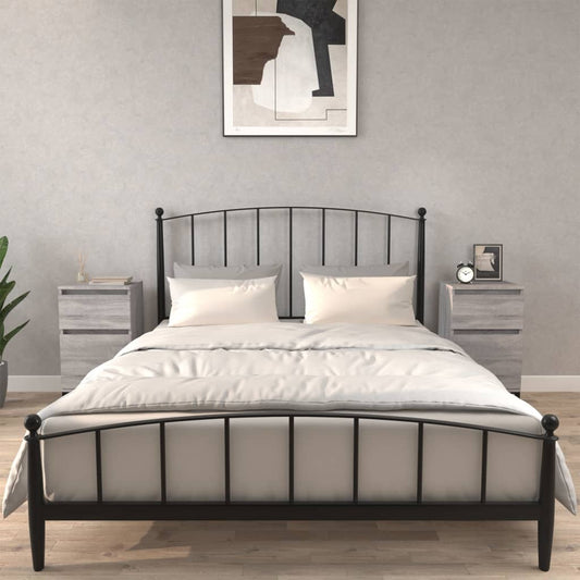 Nachttische 2 Stk. Grau Sonoma 40x35x70 cm - Pazzar.ch