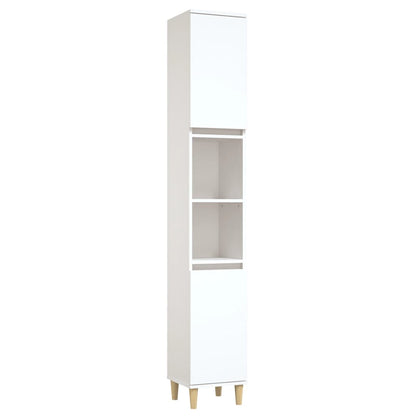 Badschrank Weiß 30x30x190 cm Holzwerkstoff - Pazzar.ch