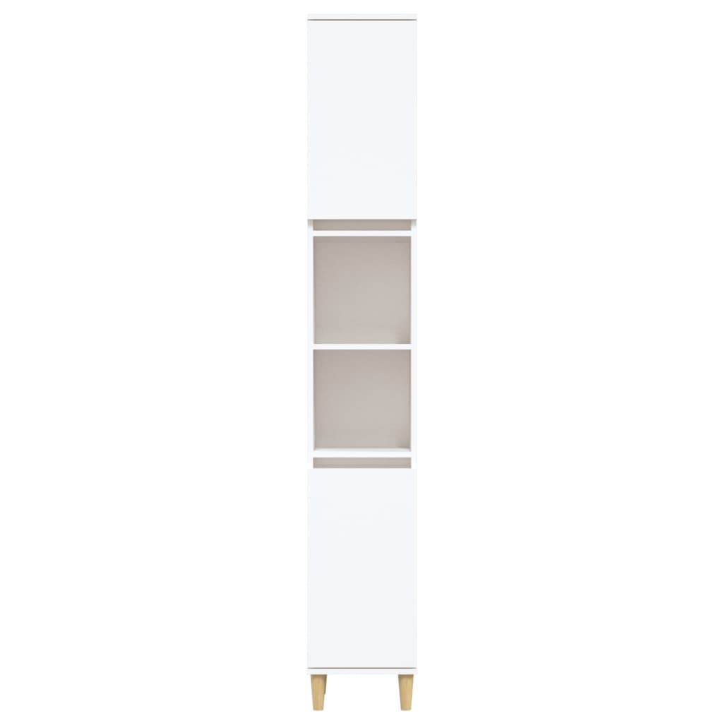 Badschrank Weiß 30x30x190 cm Holzwerkstoff - Pazzar.ch
