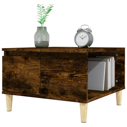 Couchtisch Räuchereiche 55x55x36,5 cm Holzwerkstoff - Pazzar.ch
