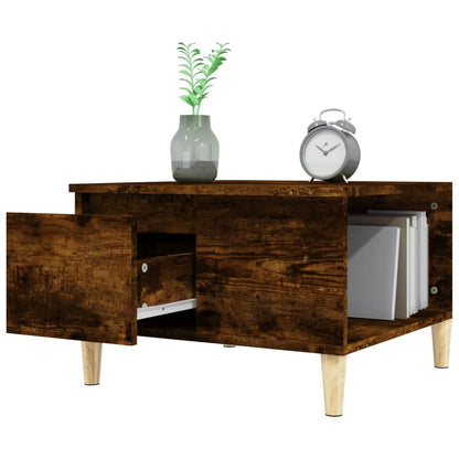 Couchtisch Räuchereiche 55x55x36,5 cm Holzwerkstoff - Pazzar.ch