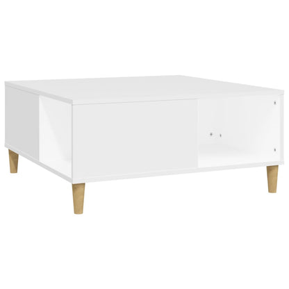 Couchtisch Weiß 80x80x36,5 cm Holzwerkstoff - Pazzar.ch