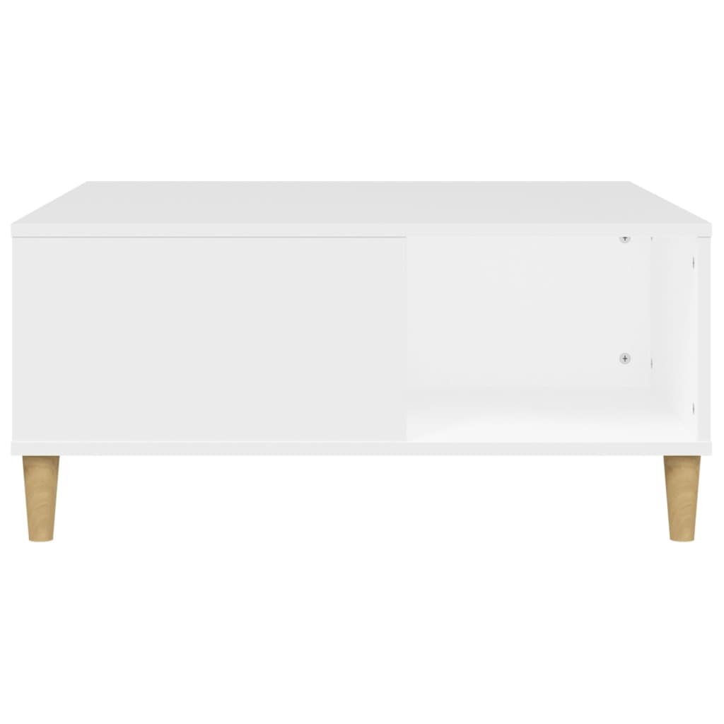 Couchtisch Weiß 80x80x36,5 cm Holzwerkstoff - Pazzar.ch