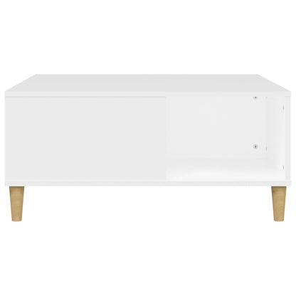 Couchtisch Weiß 80x80x36,5 cm Holzwerkstoff - Pazzar.ch