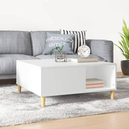 Couchtisch Weiß 80x80x36,5 cm Holzwerkstoff - Pazzar.ch