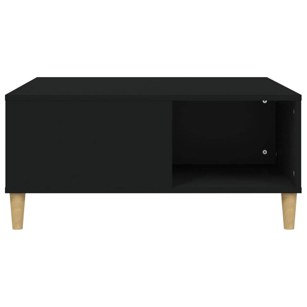 Couchtisch Schwarz 80x80x36,5 cm Holzwerkstoff - Pazzar.ch