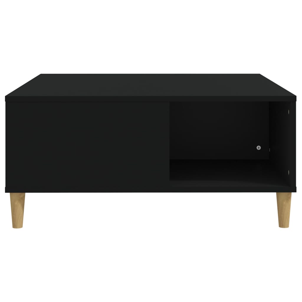 Couchtisch Schwarz 80x80x36,5 cm Holzwerkstoff - Pazzar.ch