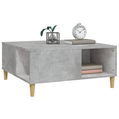 Couchtisch Betongrau 80x80x36,5 cm Holzwerkstoff - Pazzar.ch