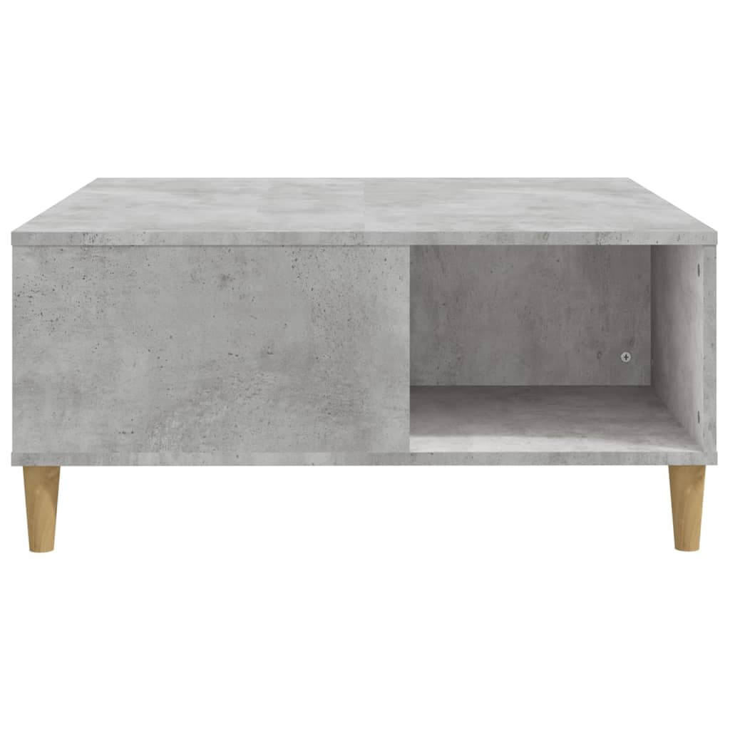 Couchtisch Betongrau 80x80x36,5 cm Holzwerkstoff - Pazzar.ch