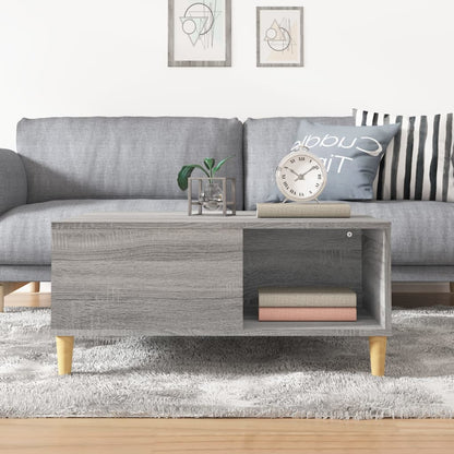 Couchtisch Grau Sonoma 80x80x36,5 cm Holzwerkstoff - Pazzar.ch