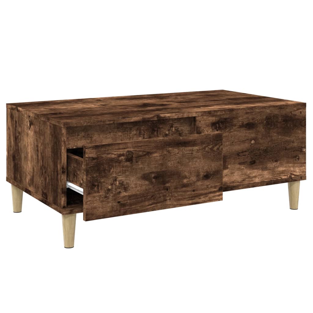 Couchtisch Räuchereiche 90x50x36,5 cm Holzwerkstoff - Pazzar.ch