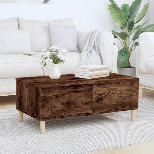 Couchtisch Räuchereiche 90x50x36,5 cm Holzwerkstoff - Pazzar.ch