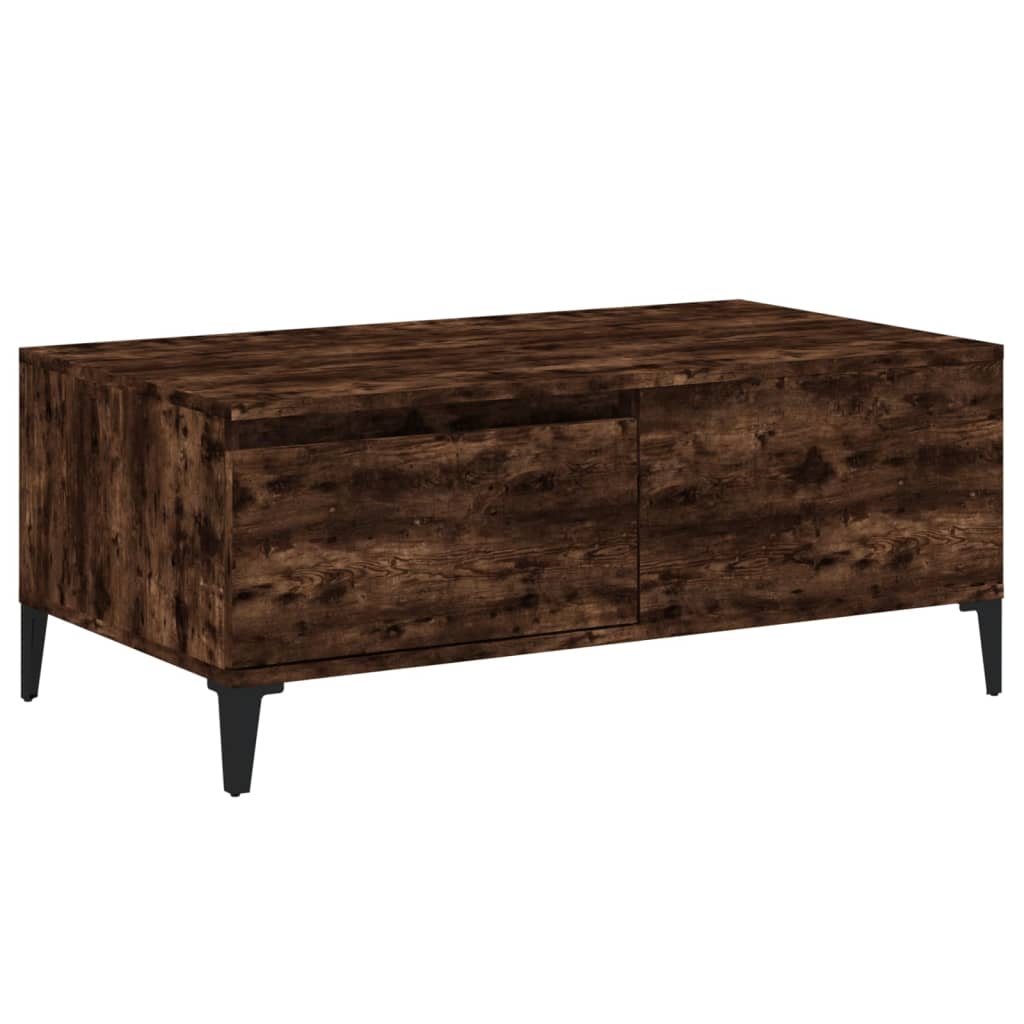 Couchtisch Räuchereiche 90x50x36,5 cm Holzwerkstoff - Pazzar.ch