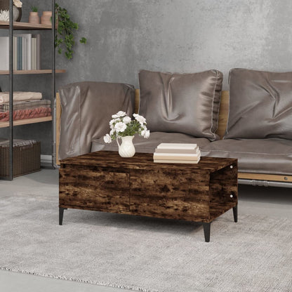 Couchtisch Räuchereiche 90x50x36,5 cm Holzwerkstoff - Pazzar.ch