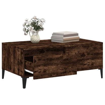 Couchtisch Räuchereiche 90x50x36,5 cm Holzwerkstoff - Pazzar.ch