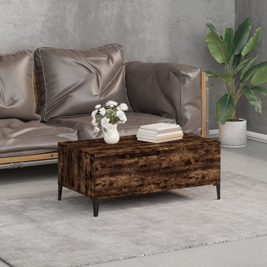 Couchtisch Räuchereiche 90x50x36,5 cm Holzwerkstoff - Pazzar.ch