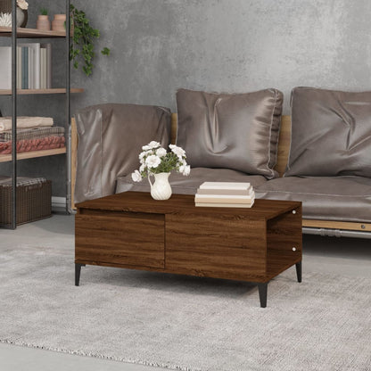 Couchtisch Braun Eichen-Optik 90x50x36,5 cm Holzwerkstoff - Pazzar.ch