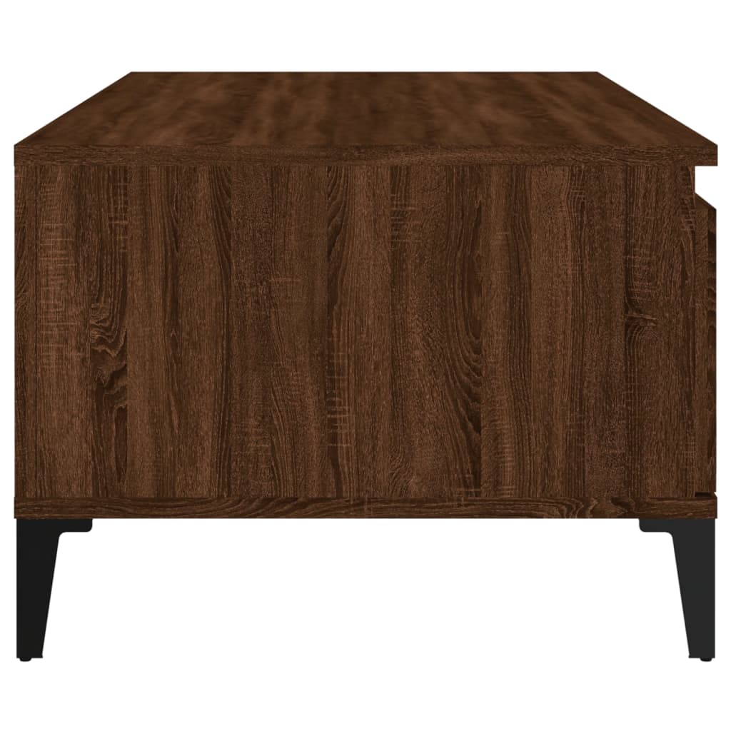 Couchtisch Braun Eichen-Optik 90x50x36,5 cm Holzwerkstoff - Pazzar.ch