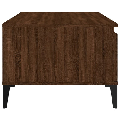 Couchtisch Braun Eichen-Optik 90x50x36,5 cm Holzwerkstoff - Pazzar.ch