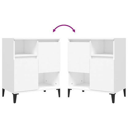 Sideboard Weiß 60x35x70 cm Holzwerkstoff - Pazzar.ch