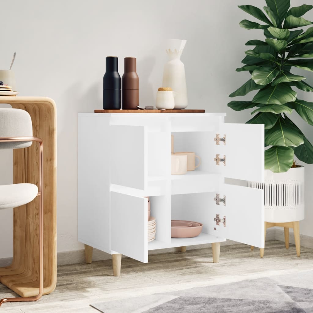 Sideboard Weiß 60x35x70 cm Holzwerkstoff - Pazzar.ch