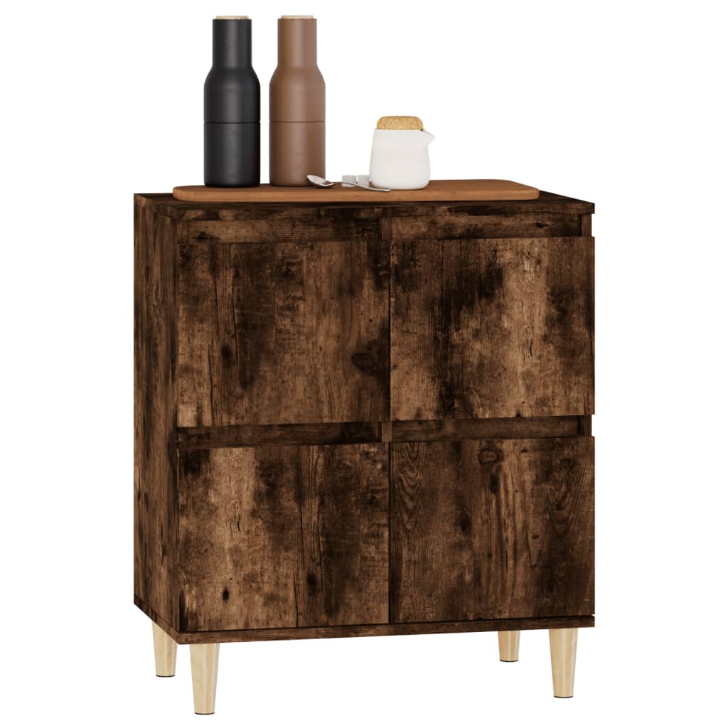 Sideboard Räuchereiche 60x35x70 cm Holzwerkstoff - Pazzar.ch