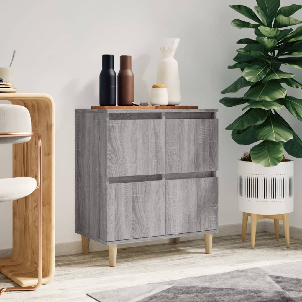 Sideboard Grau Sonoma 60x35x70 cm Holzwerkstoff - Pazzar.ch