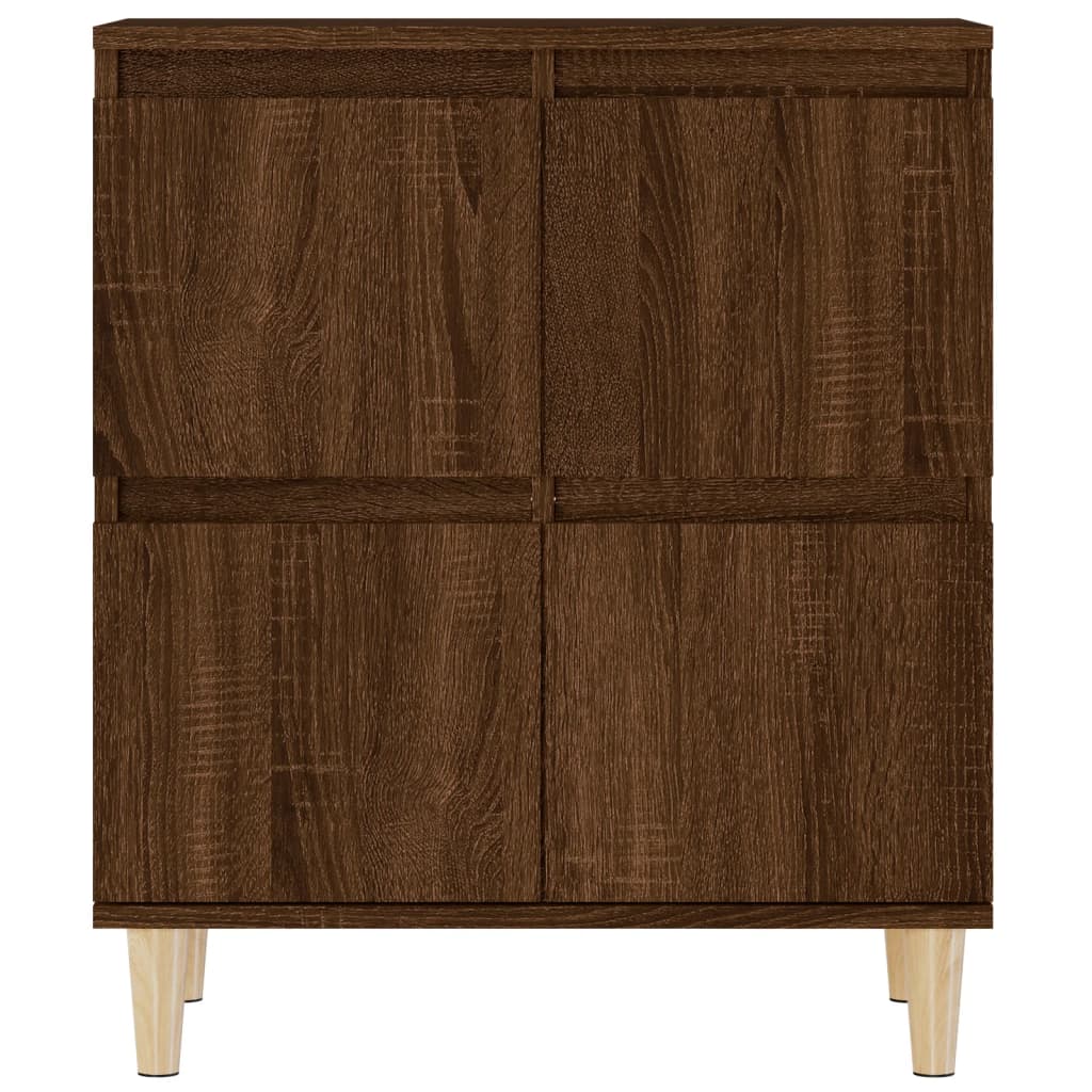 Sideboard Braun Eichen-Optik 60x35x70 cm Holzwerkstoff - Pazzar.ch