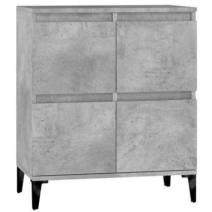 Sideboard Betongrau 60x35x70 cm Holzwerkstoff - Pazzar.ch