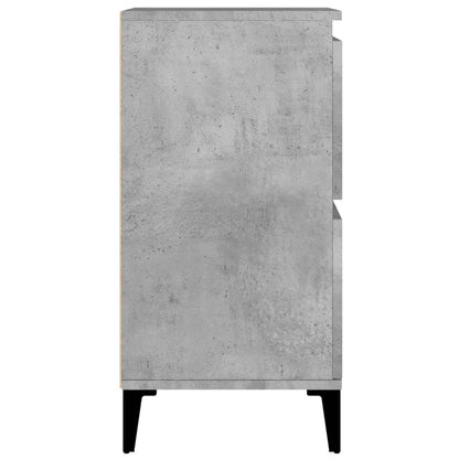 Sideboard Betongrau 60x35x70 cm Holzwerkstoff - Pazzar.ch