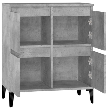 Sideboard Betongrau 60x35x70 cm Holzwerkstoff - Pazzar.ch